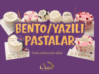 Bento/Yazılı Pastalar