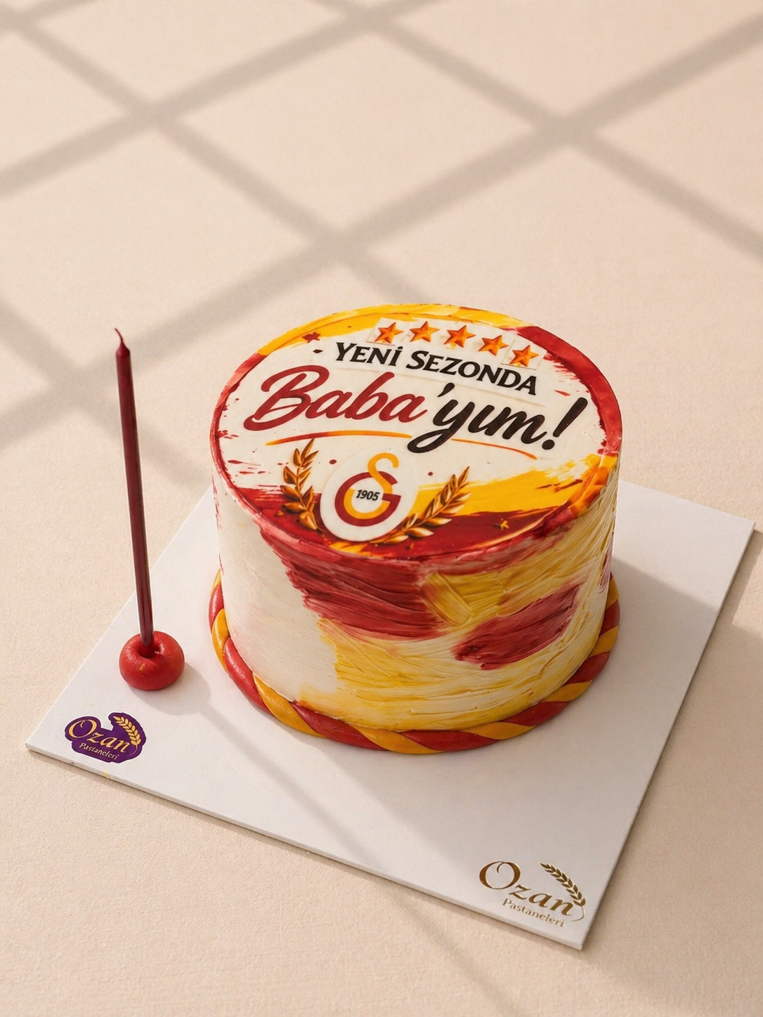 Galatasaray Taraftar Özel Baskılı  Pasta